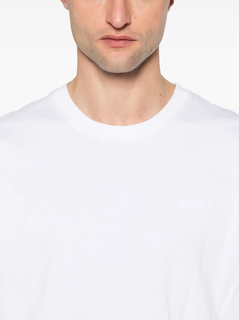 Calvin Klein Katoenen jersey T-shirt Wit