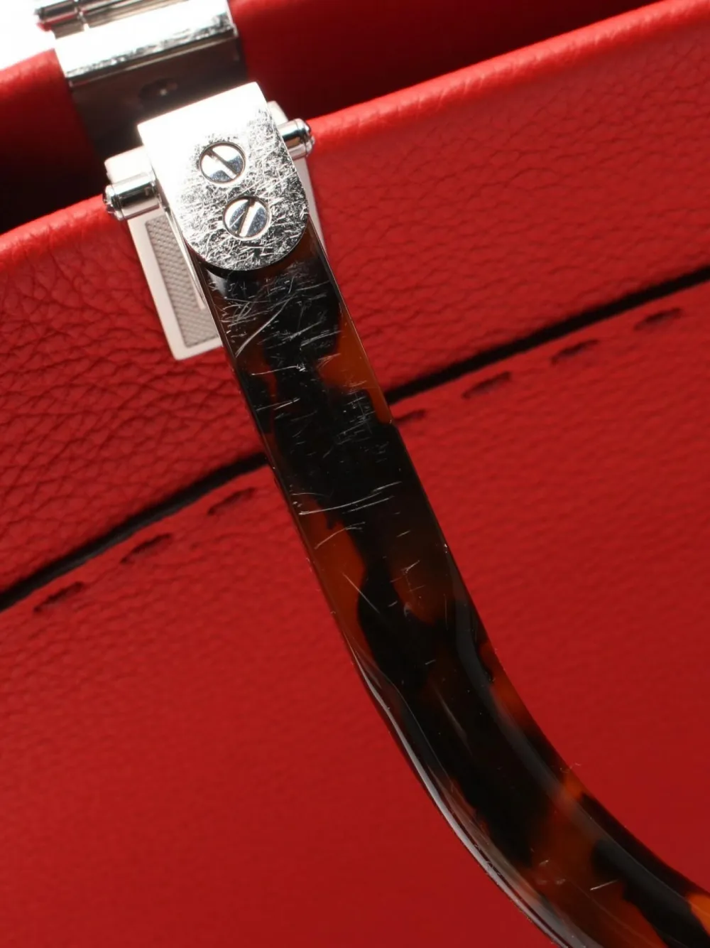 Pre-owned Fendi 2010s Medium Sunshine Handbag In 红色