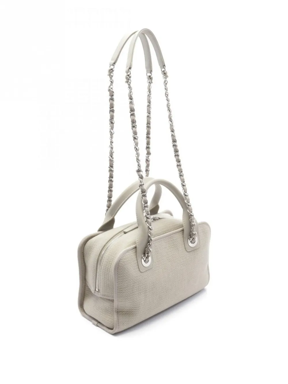 CHANEL Pre-Owned 2021 small Deauville two-way bag - Beige