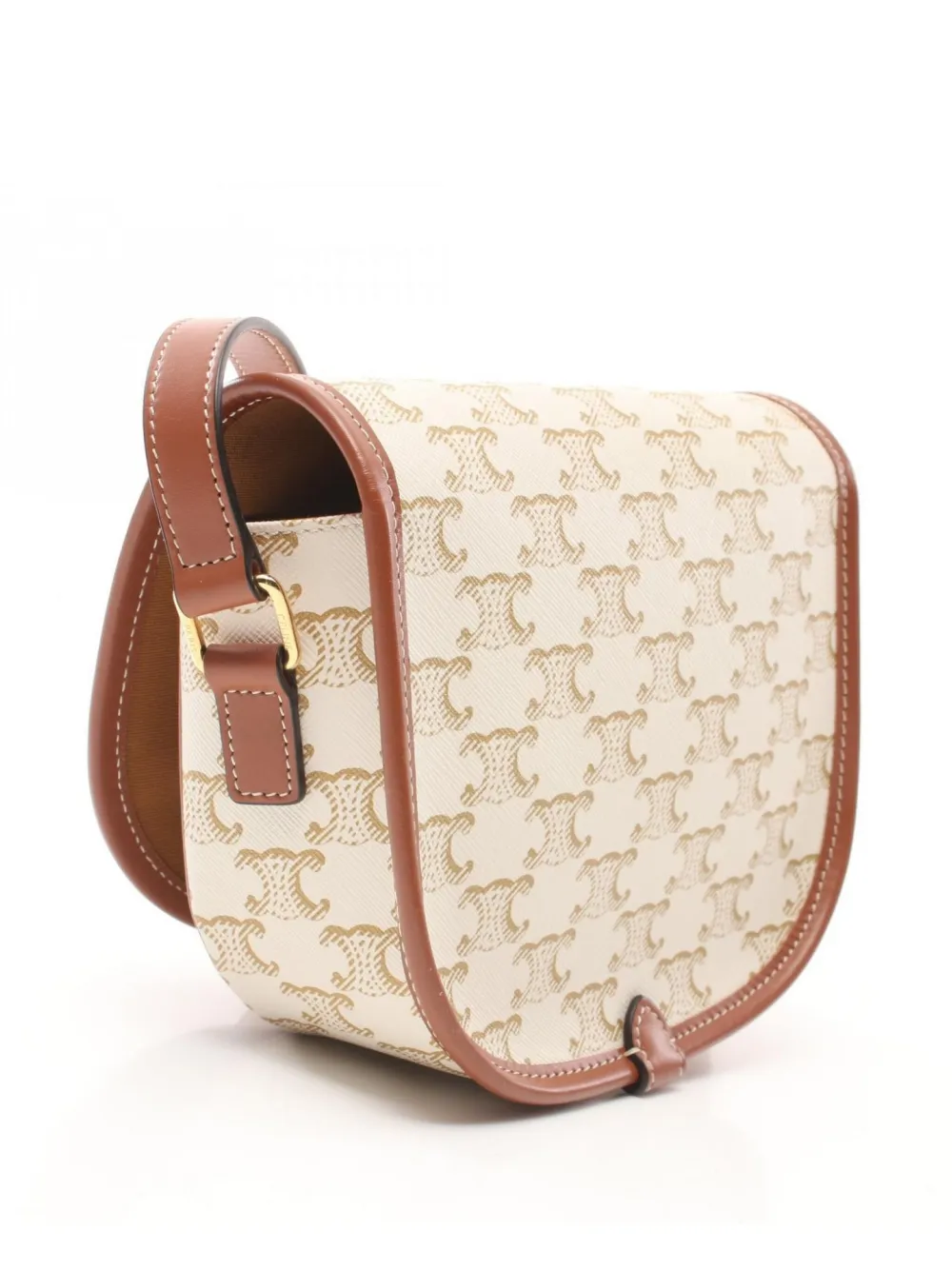 Céline Pre-Owned 2010s medium Folco shoulder bag - Beige