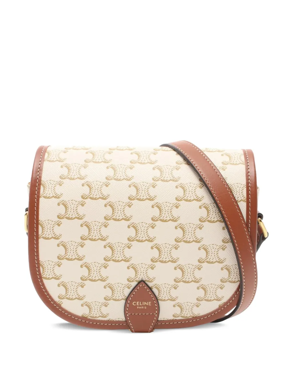 Céline Pre-Owned 2010s フォルコ ショルダーバッグ M - ニュートラル Céline Pre-Owned 2010s フォルコ ショルダーバッグ M - ニュートラル