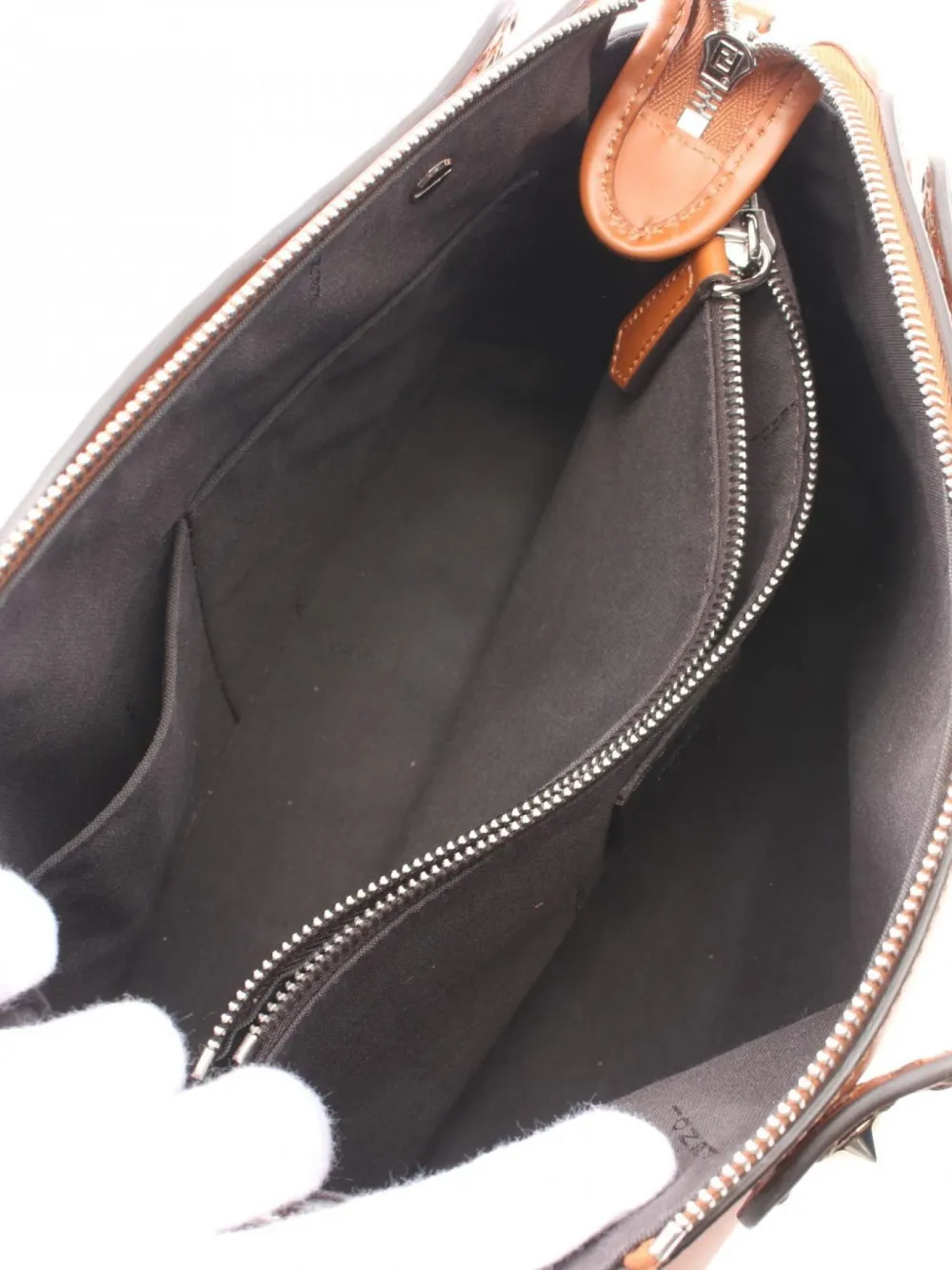Pre-owned Fendi 2010s By The Way Two-way Handbag In Brown