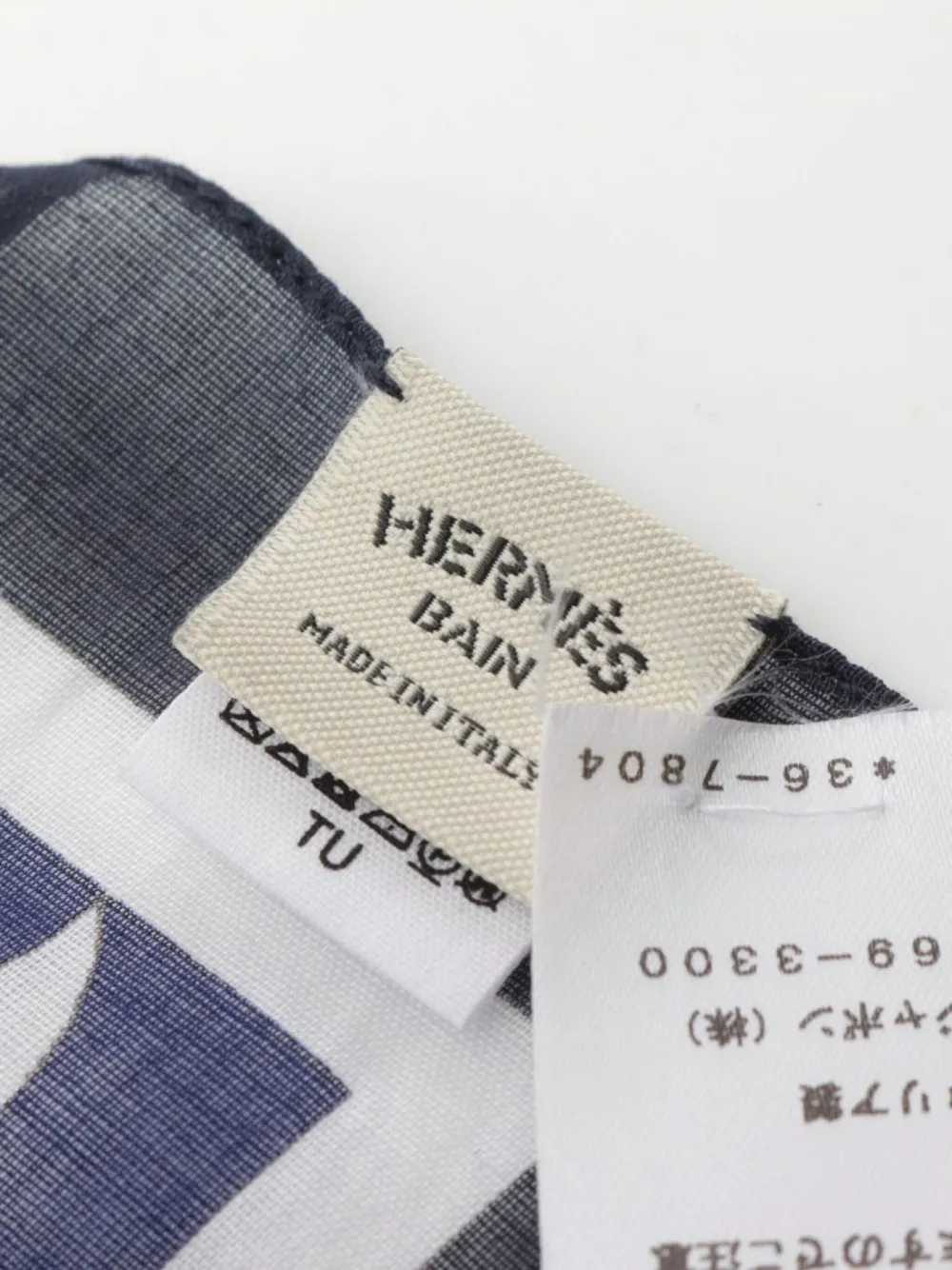 Hermès Pre-Owned 2010s Canoe pareo - Blauw