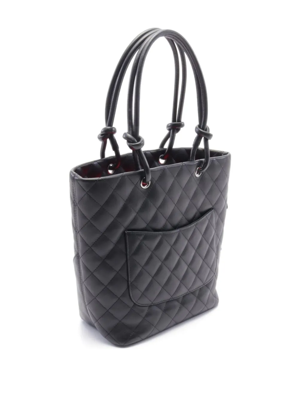 CHANEL Pre-Owned 2009-2010 medium Cambon bucket bag - Zwart
