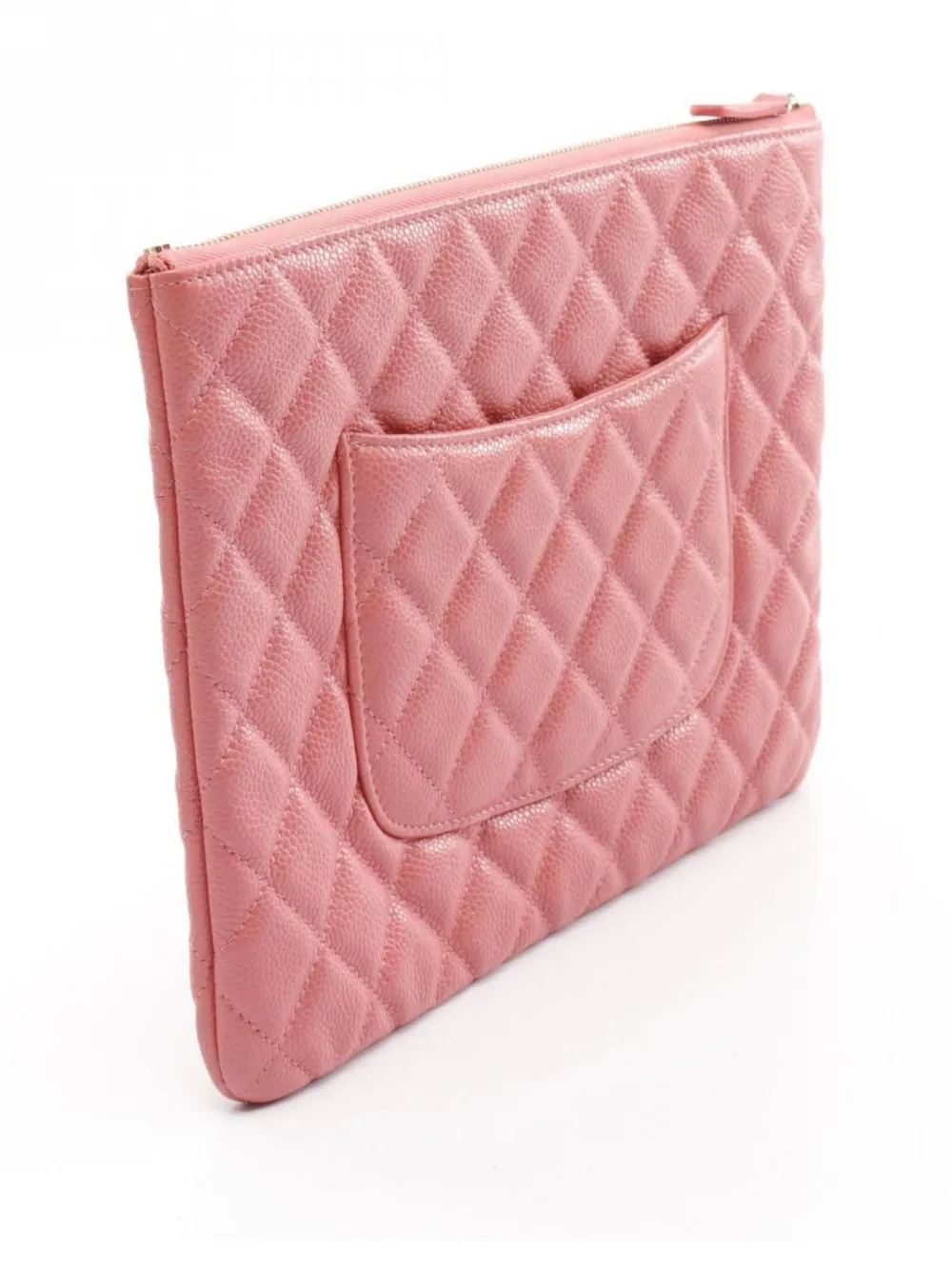 CHANEL Pre-Owned 2018 Matelassé clutch bag - Roze