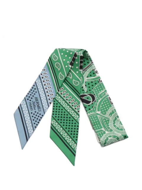 Hermès Pre-Owned 2020s Twilly Eperon d'Or scarf