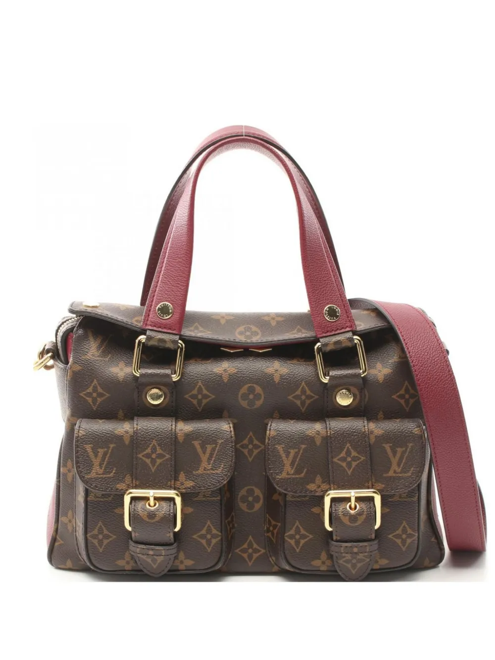 Louis Vuitton Pre-Owned 2017 マンハッタン ハンドバッグ - ブラウン Louis Vuitton Pre-Owned 2017 マンハッタン ハンドバッグ - ブラウン
