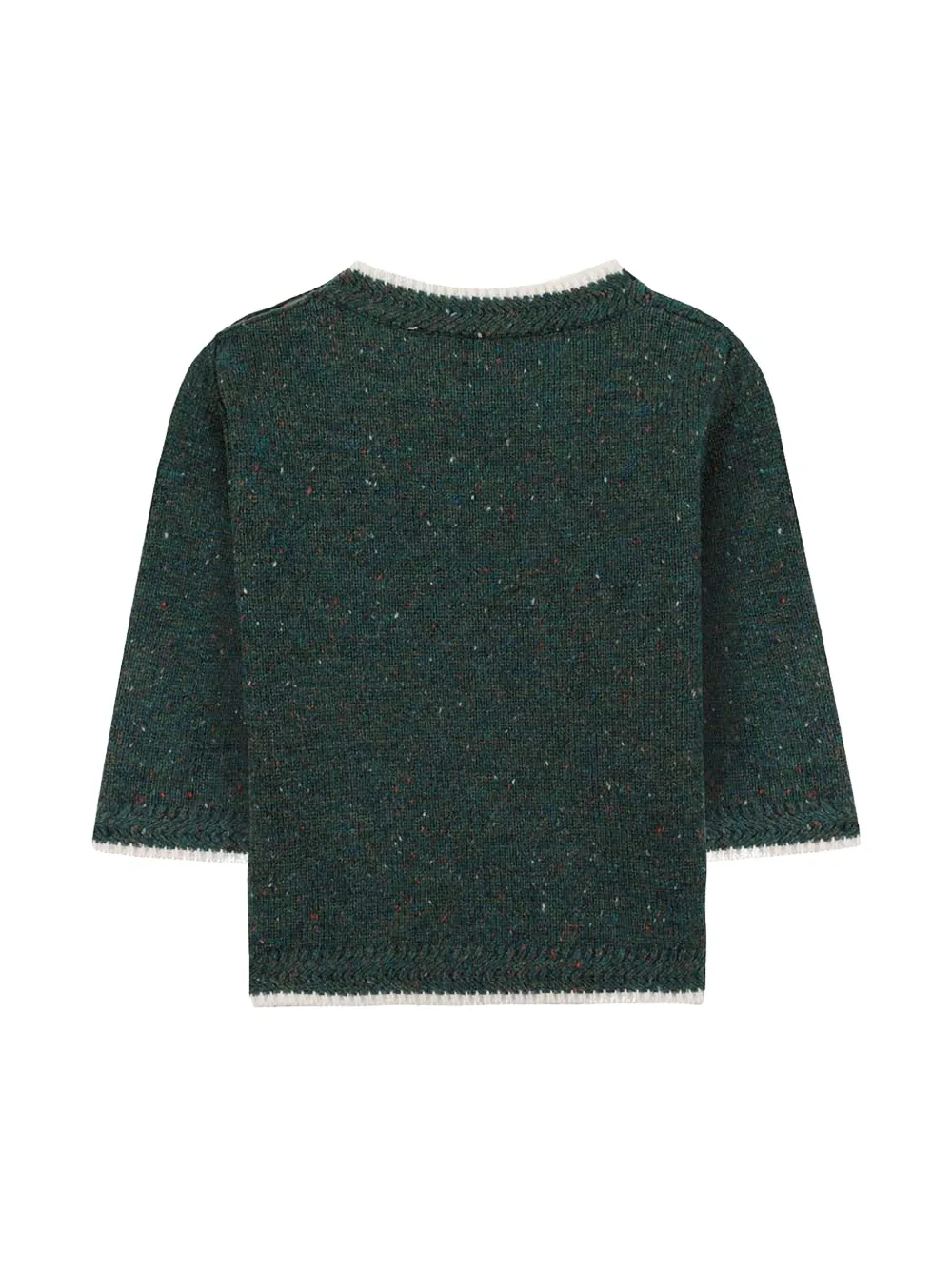 Tartine Et Chocolat patterned intarsia-knit jumper - Groen