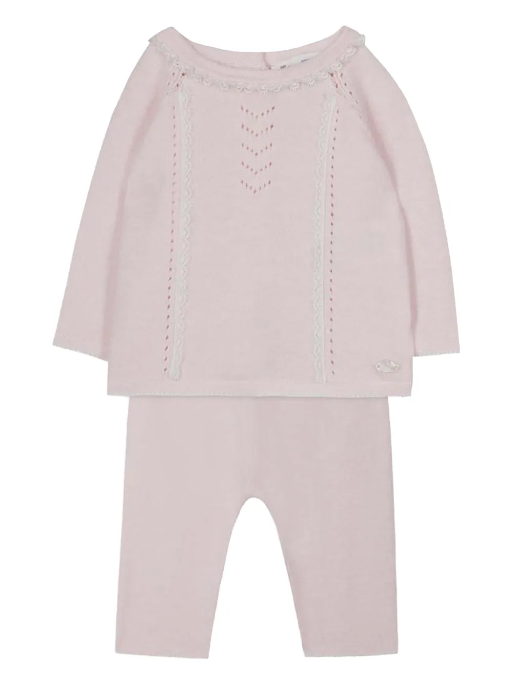 Tartine Et Chocolat cotton trouser set | Pink | Image 1