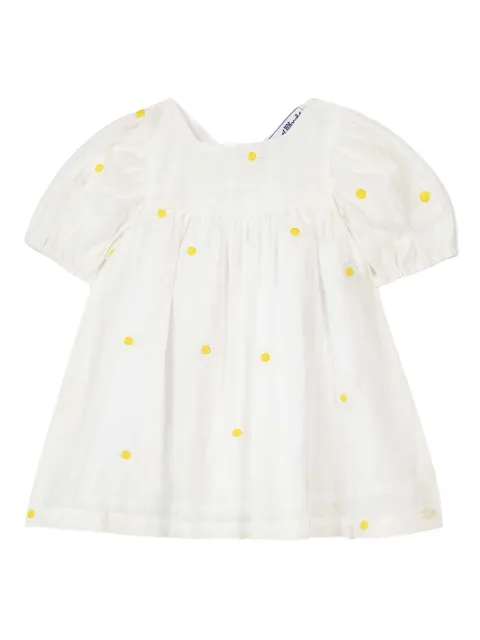 Tartine Et Chocolat vestido con bordado floral