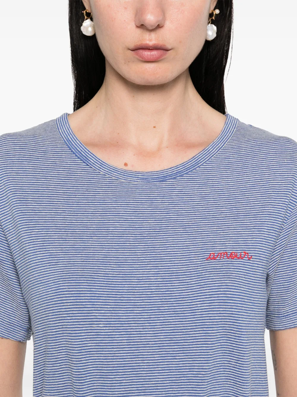 Shop Maison Labiche Amour Villiers T-shirt In White