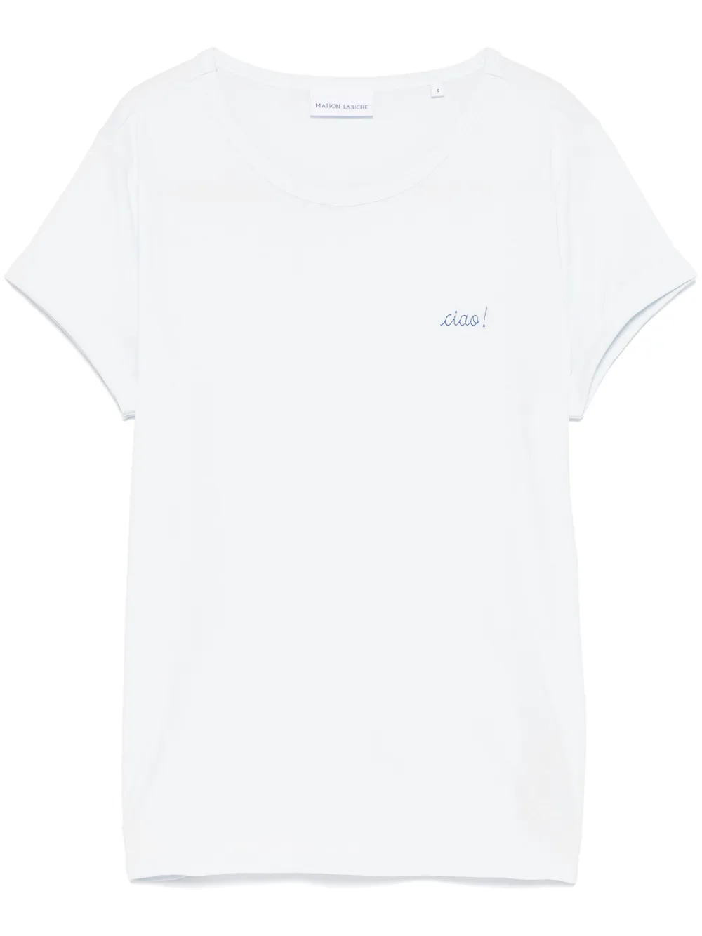 Maison Labiche Ciao Poitou Tシャツ - ブルー Maison Labiche Ciao Poitou Tシャツ - ブルー