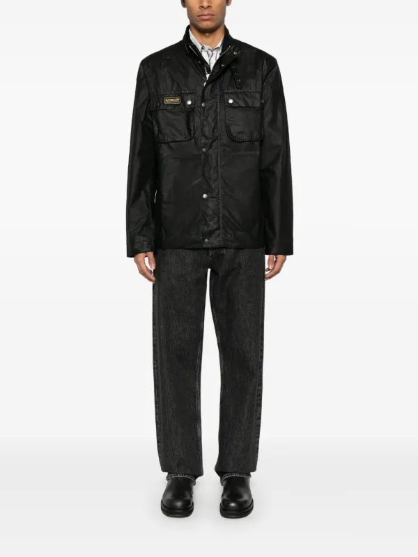 Barbour International Merton Wax ジャケット | ブラック | FARFETCH JP