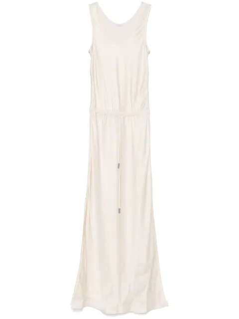 Brunello Cucinelli vestido largo de satén
