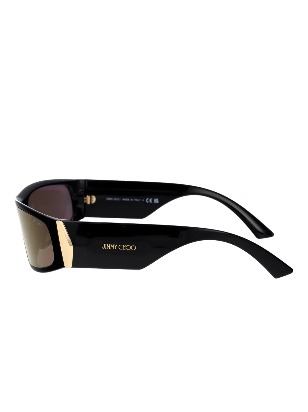 Jimmy Choo Eyewear Zonnebril met logoprint Zwart