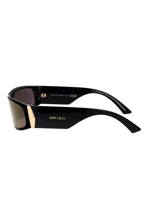 Jimmy Choo Eyewear ロゴ サングラス | ブラック | FARFETCH JP