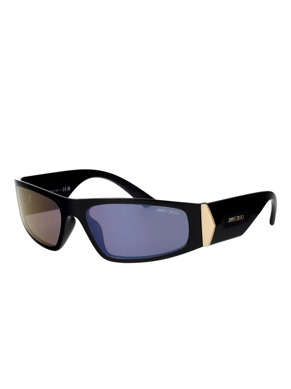 Jimmy Choo Eyewear logo-print sunglasses - Zwart