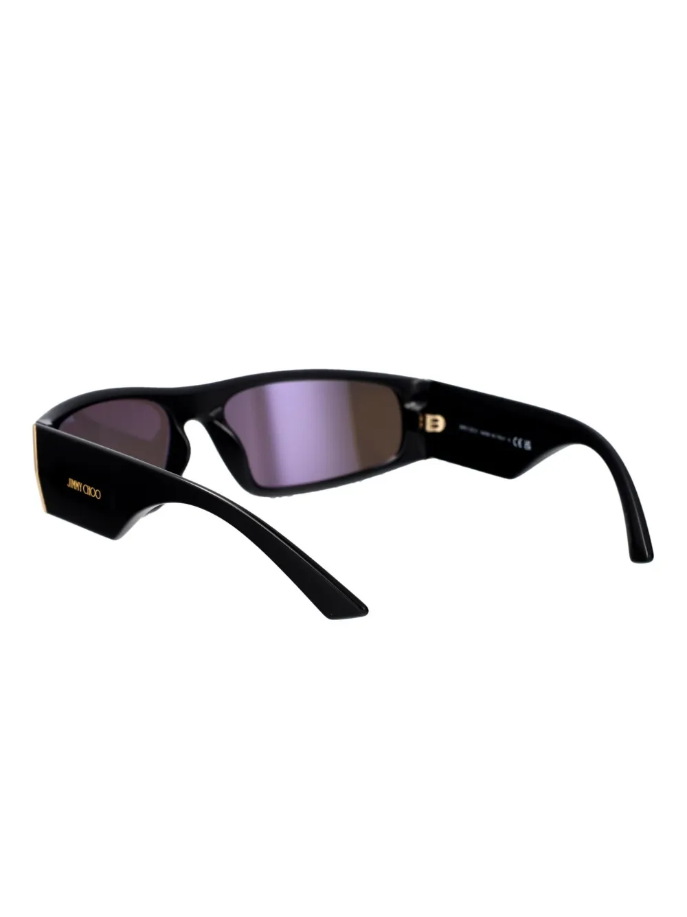 Jimmy Choo Eyewear Zonnebril met logoprint Zwart