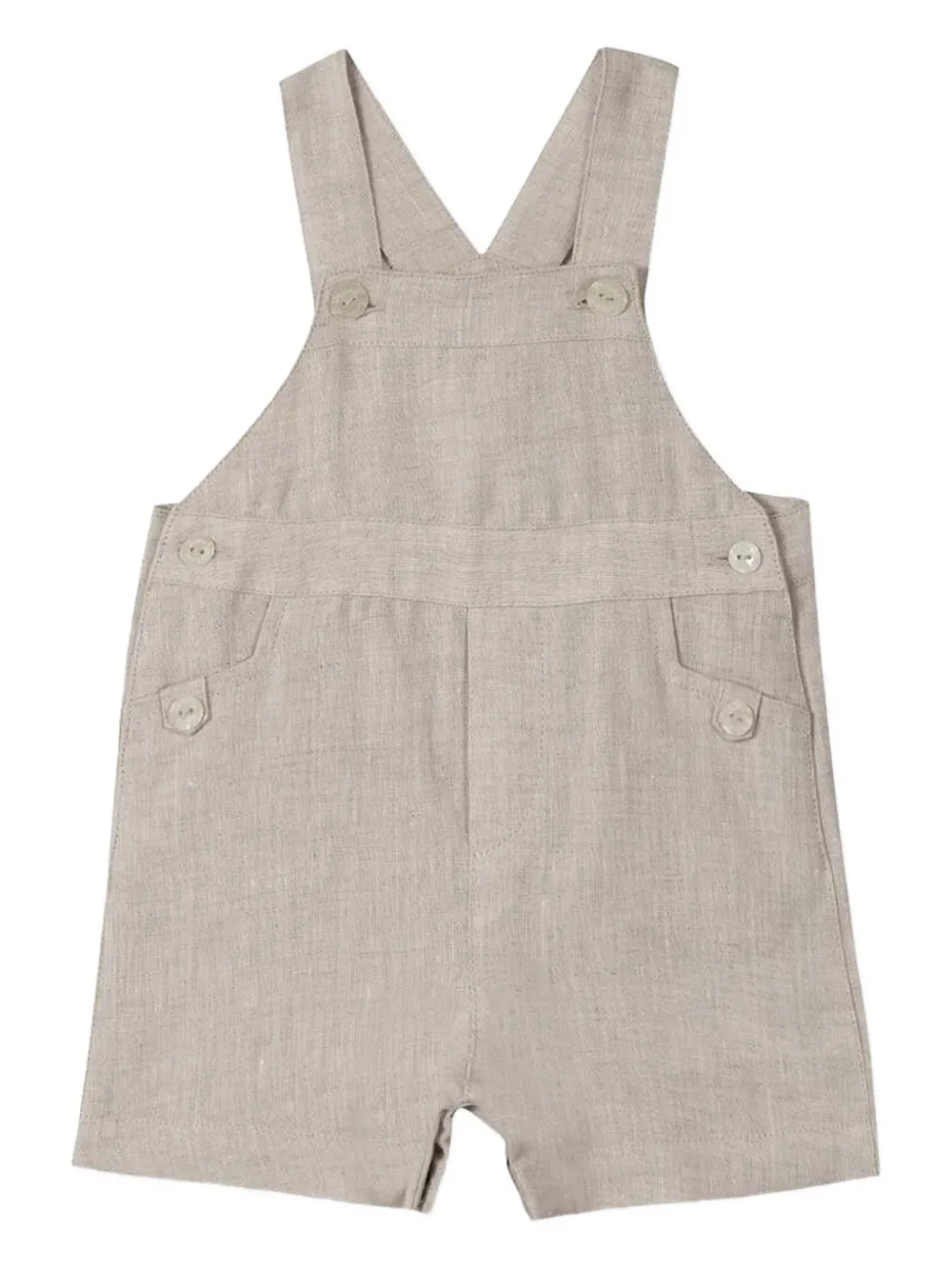 Tartine Et Chocolat Linnen tuinbroek Beige