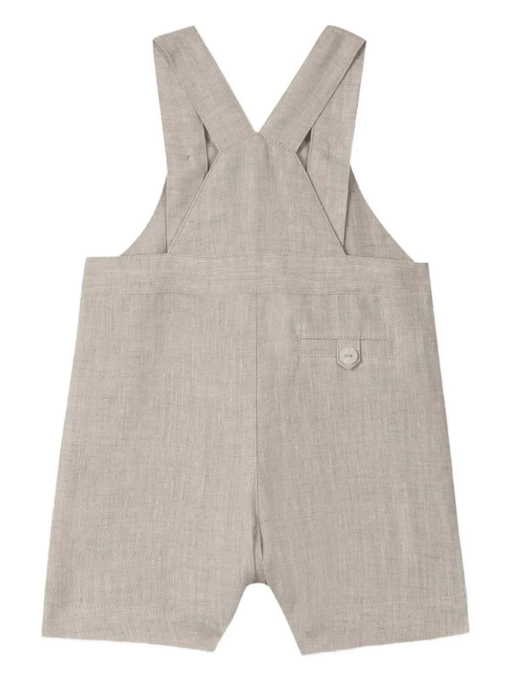 Tartine Et Chocolat Linnen tuinbroek Beige