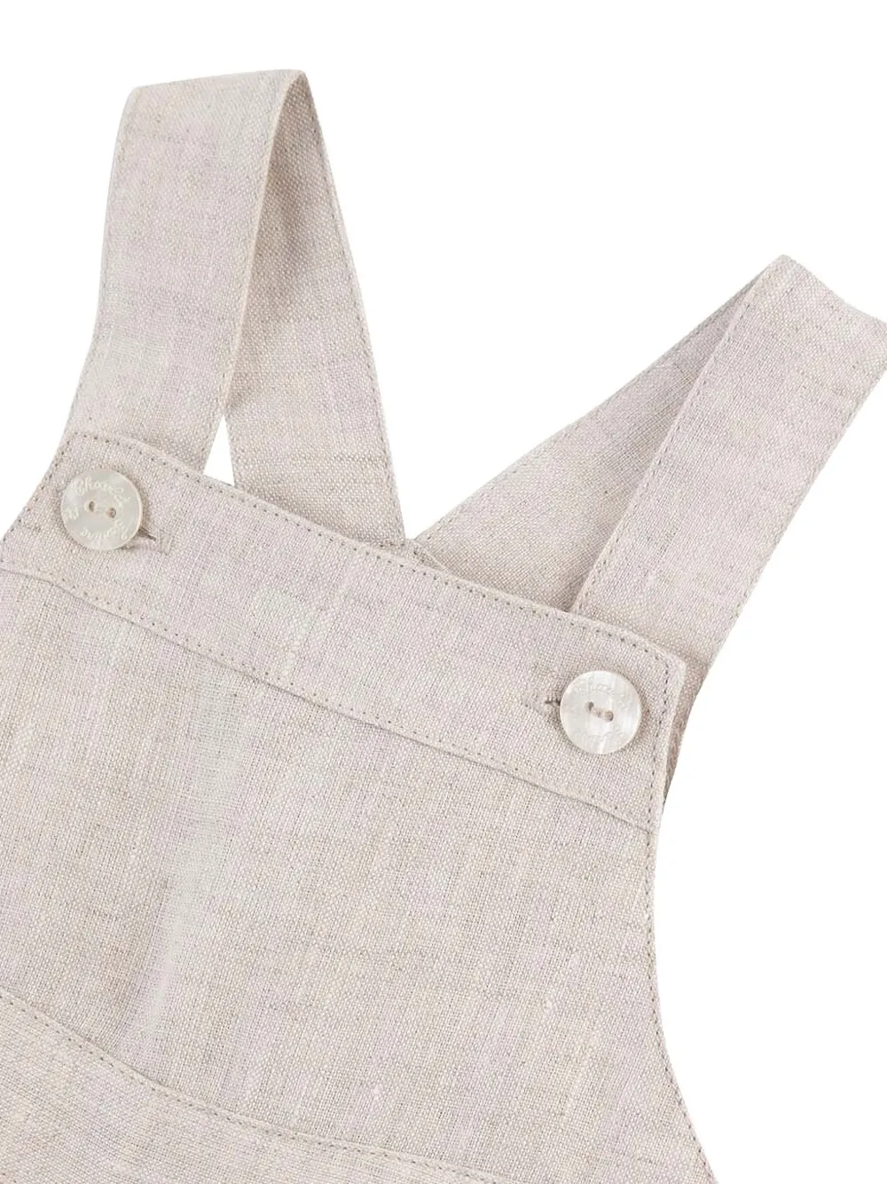 Tartine Et Chocolat Linnen tuinbroek Beige