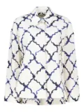 Odeeh graphic-print shirt - White