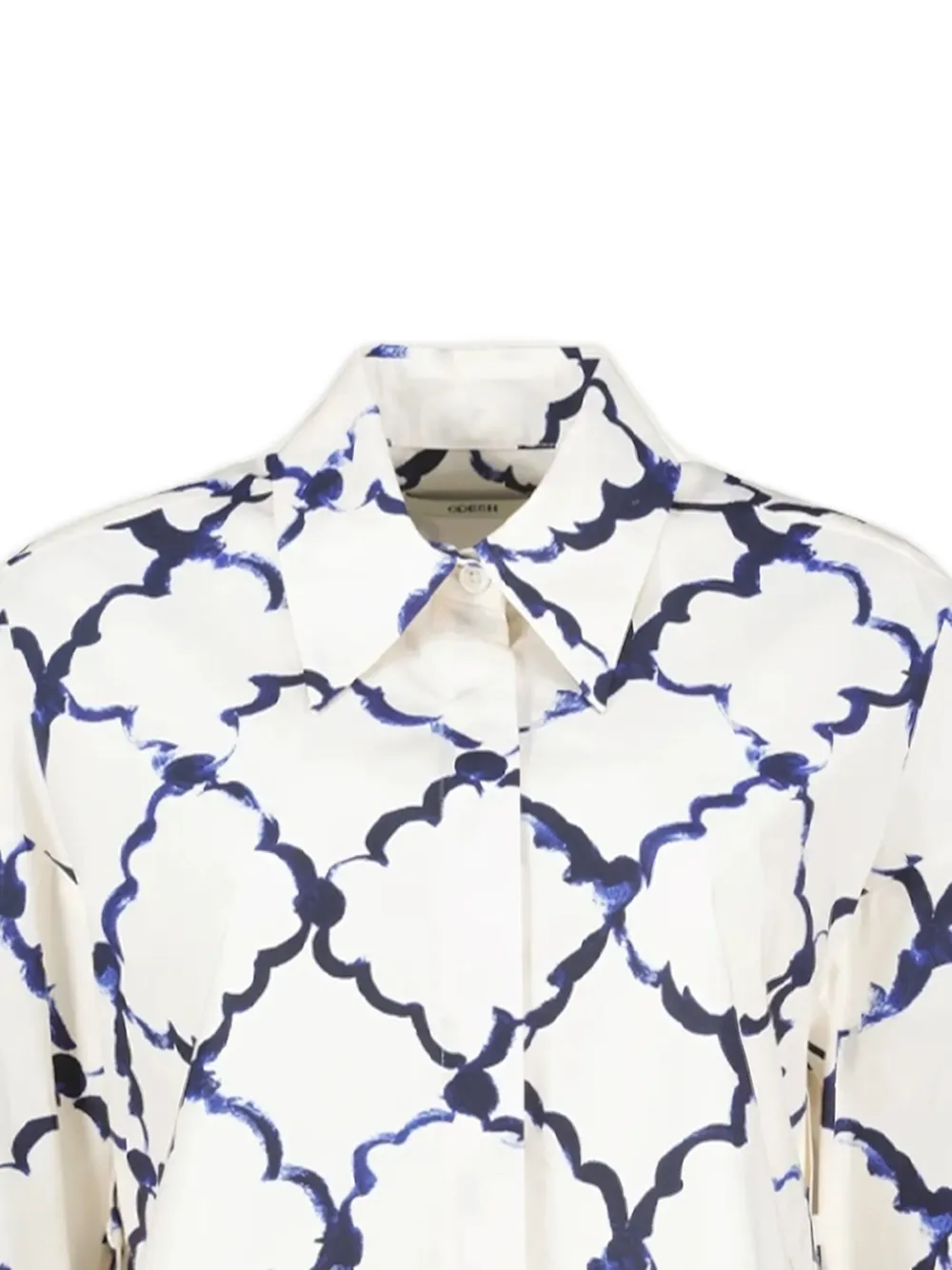 Odeeh Blouse met grafische print - Wit