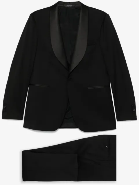 Tagliatore satin-lapel wool tuxedo