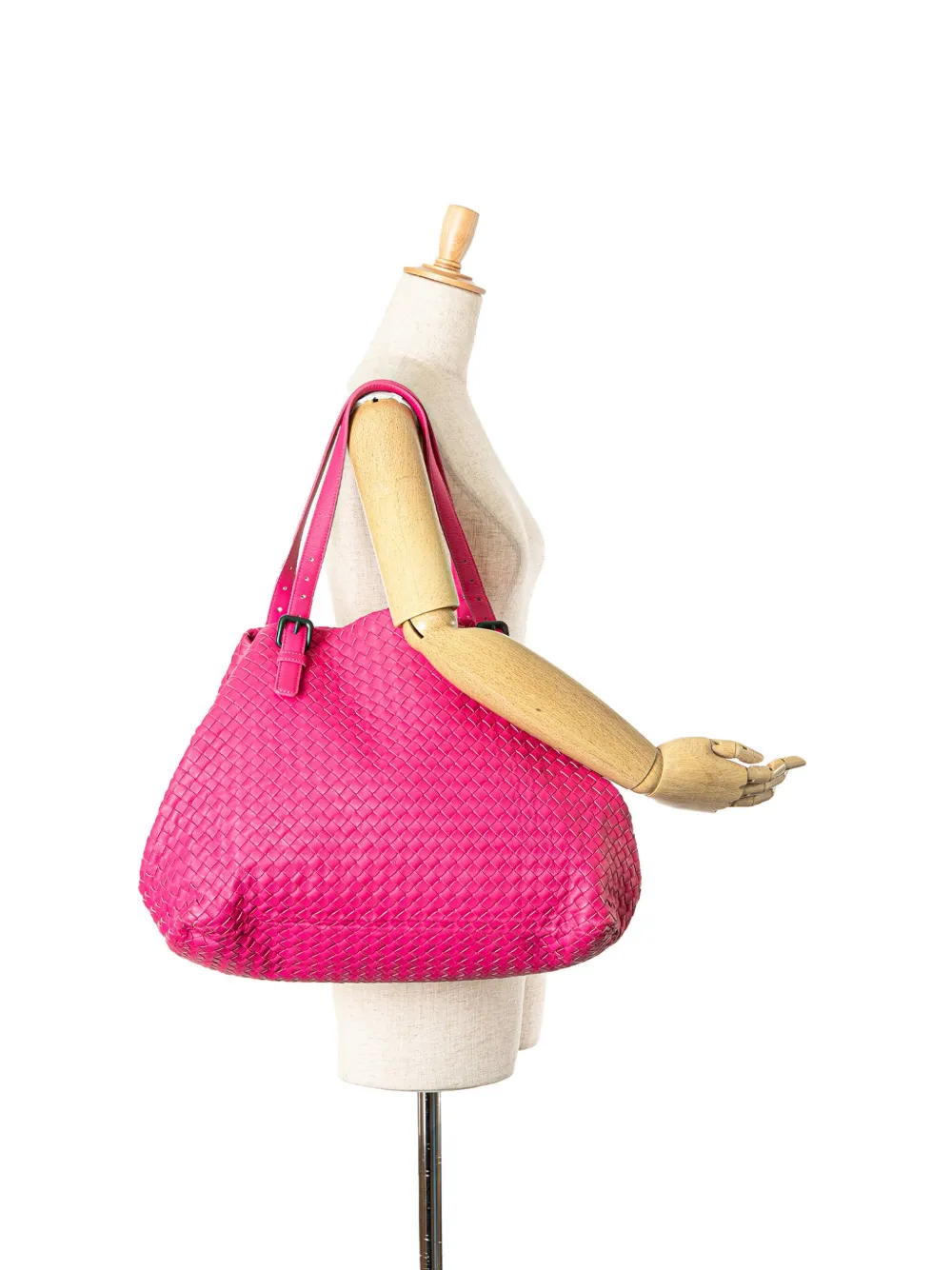 Bottega Veneta Pre-Owned 2012-2024 Large Nappa Intrecciato Cesta tote bag - Roze