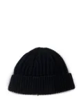 Loro Piana ribbed beanie - Blue