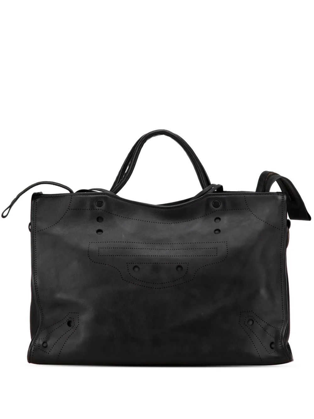 2000-2005 Leather Blackout City satchel