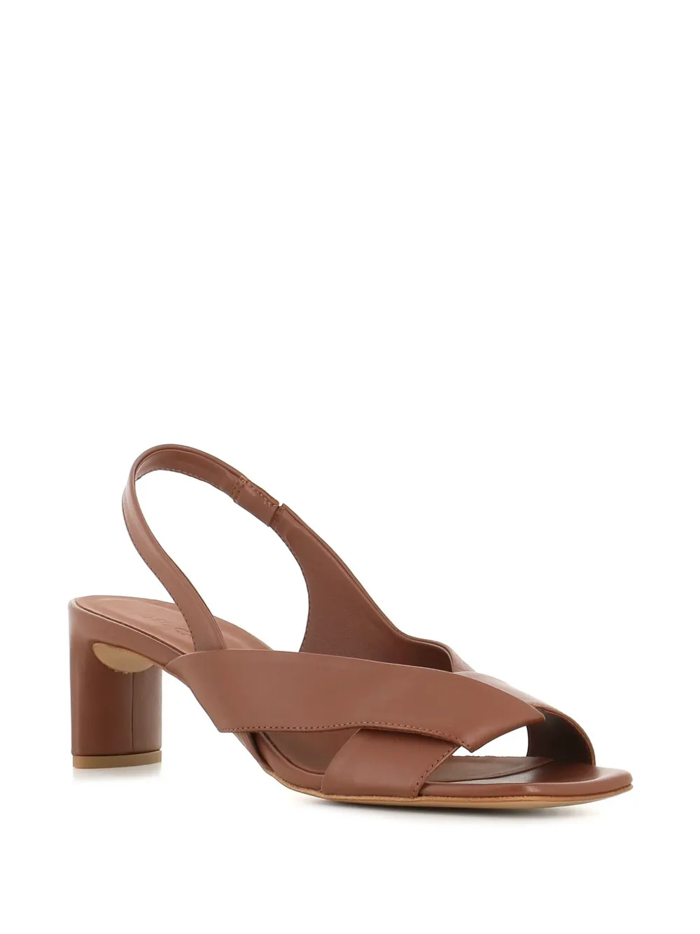 Del Carlo 55mm leather sandals - Bruin