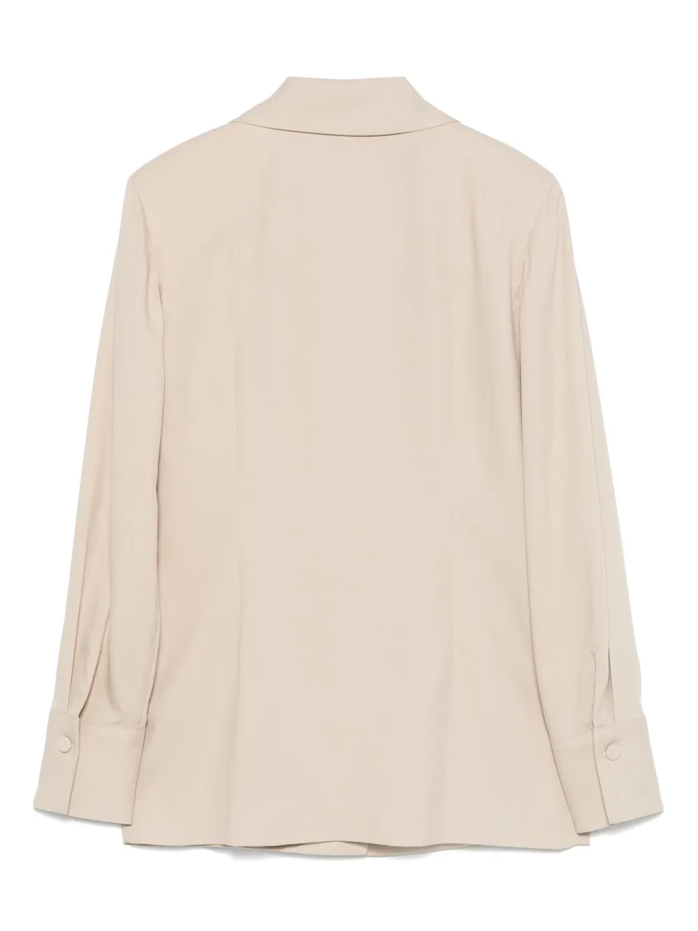 Federica Tosi Jack met enkele rij knopen - Beige