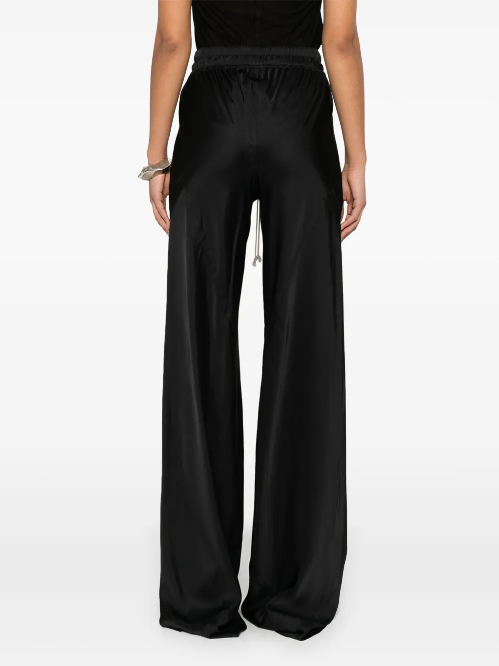 Shop Rick Owens Bias Trousers In Black