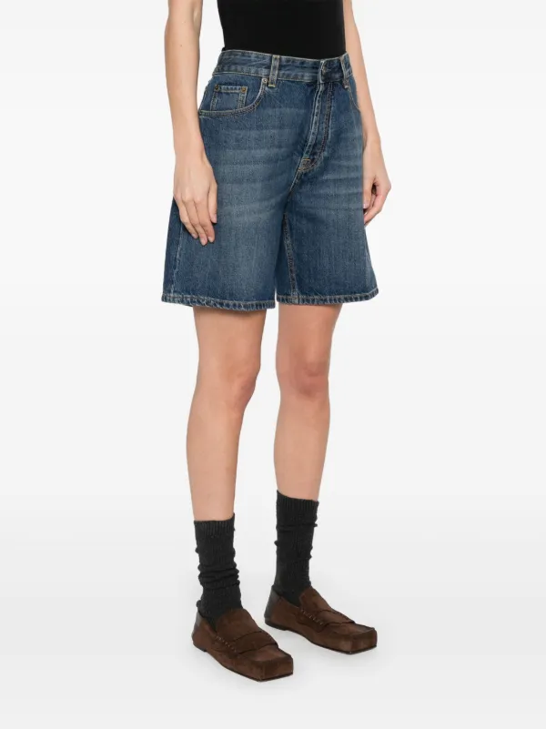 Miu Miu デニムショーツ | ブルー | FARFETCH JP