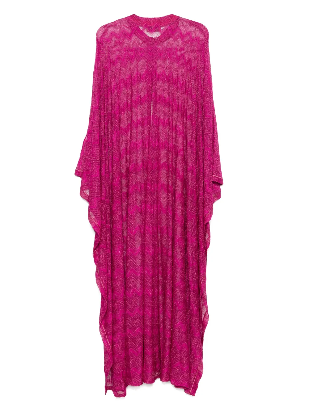 Missoni Lamé tuniek met zigzag-patroon - Roze