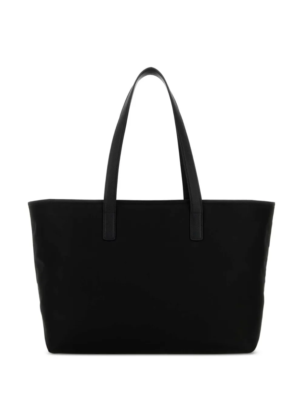 Prada Re-edition 1978 Medium Re-nylon And Saffiano Leather Tote Bag In Black
