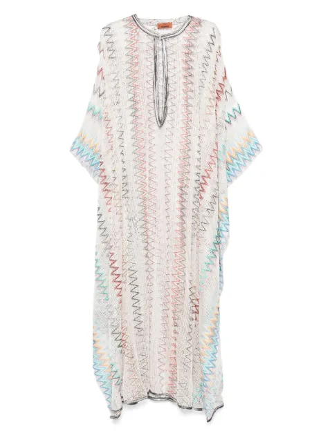 Missoni قفطان شاطئ بحياكة مفتوحة