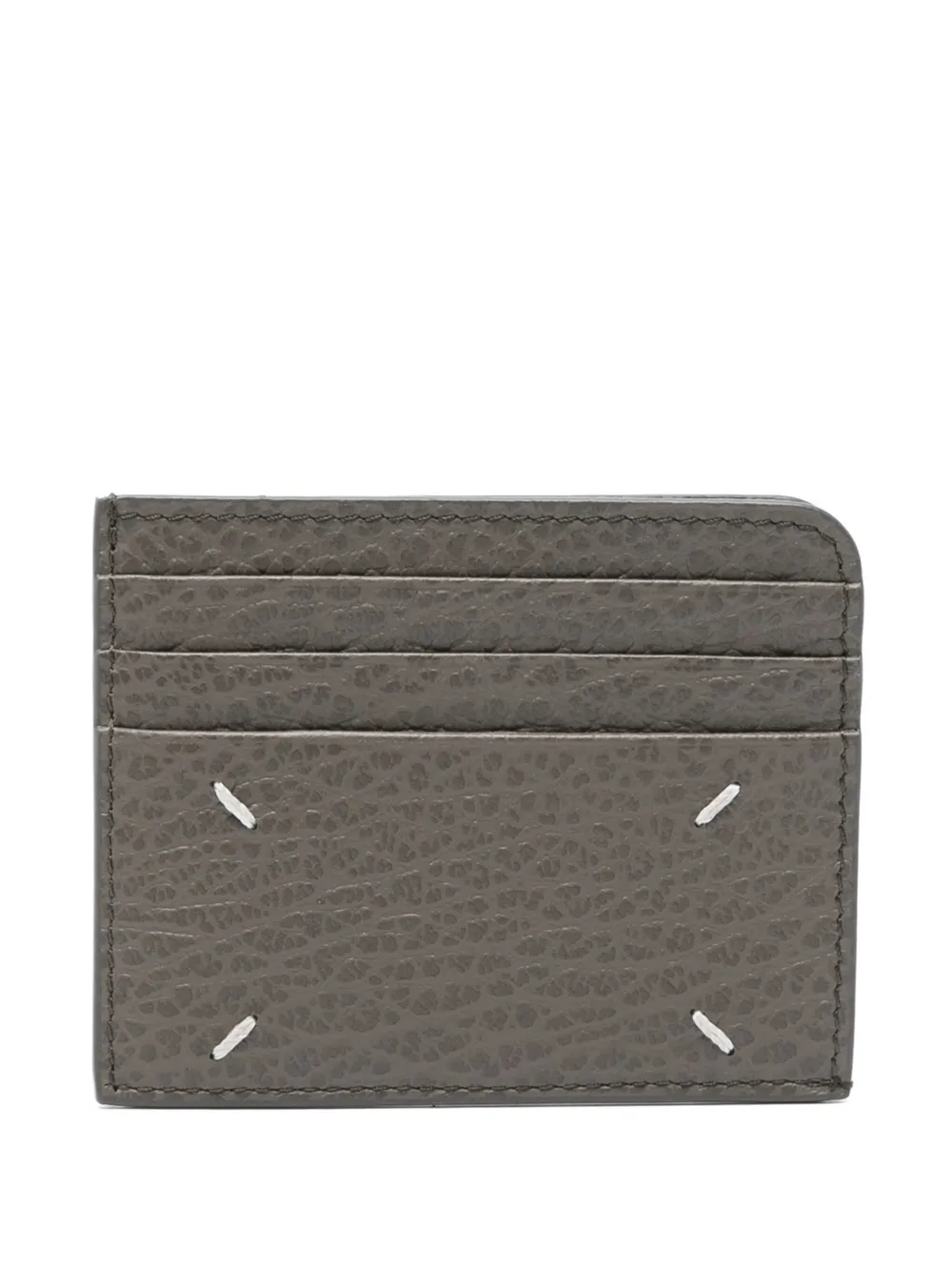 Maison Margiela four-stitch cardholder - Grijs