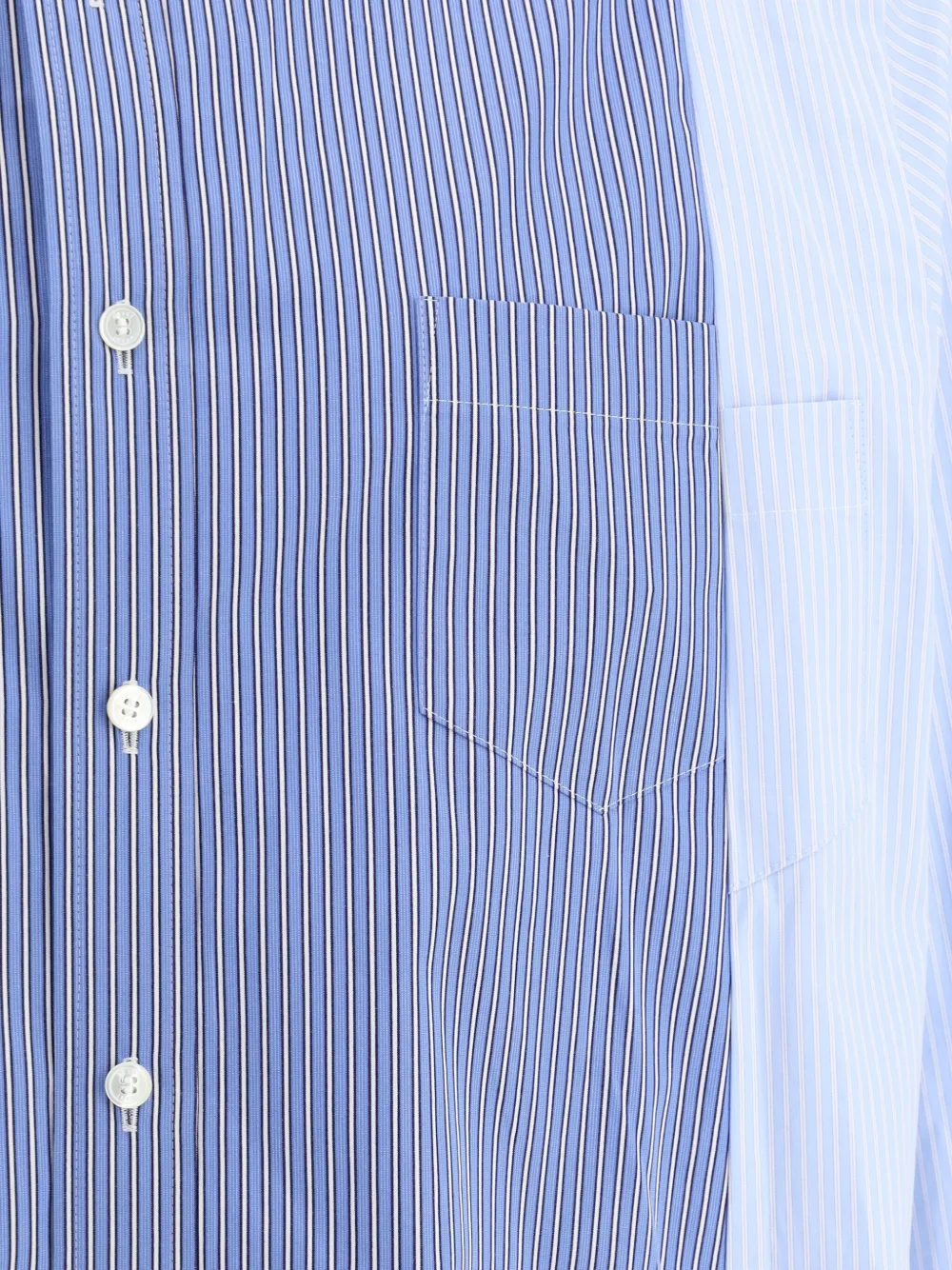 sacai Gestreept overhemd Blauw