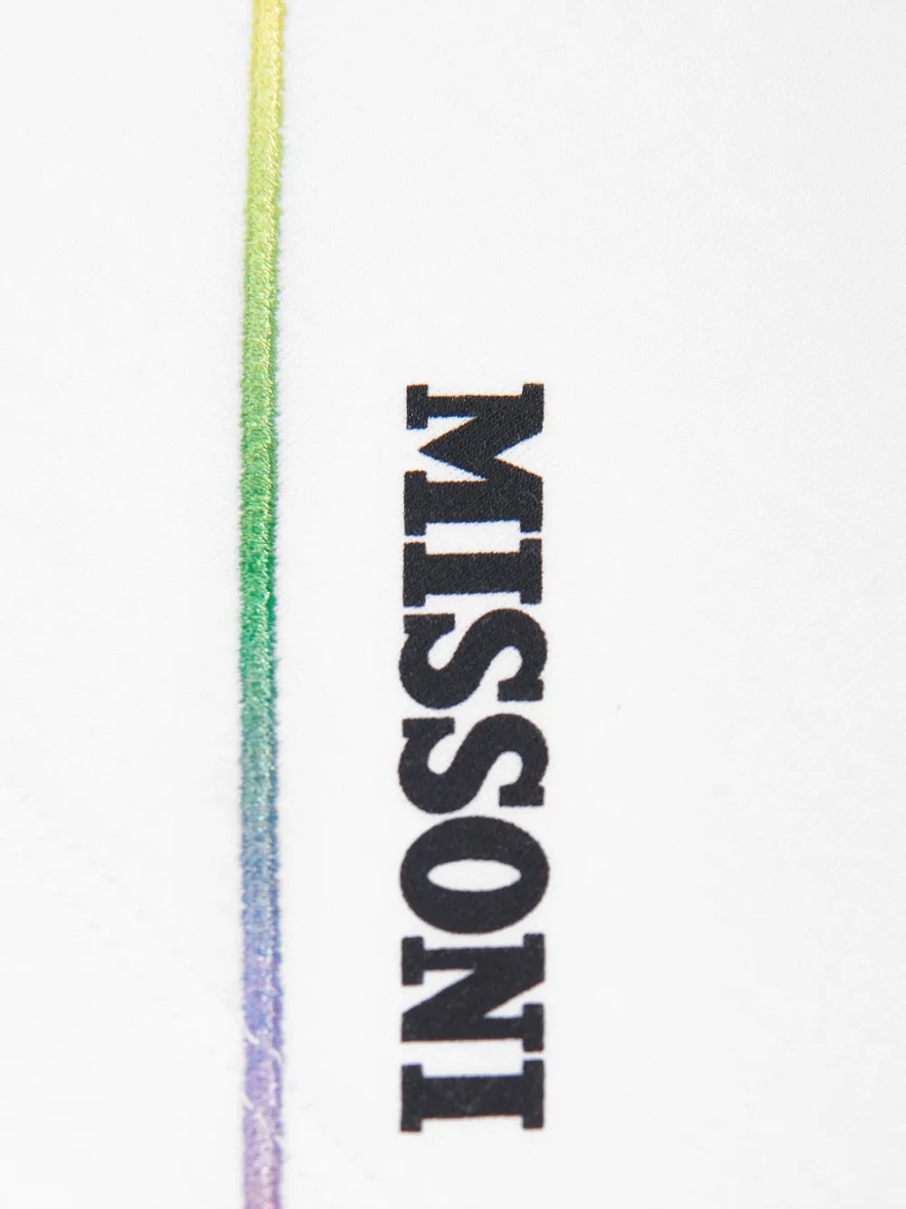 Missoni Kids T-shirt met logoprint Wit