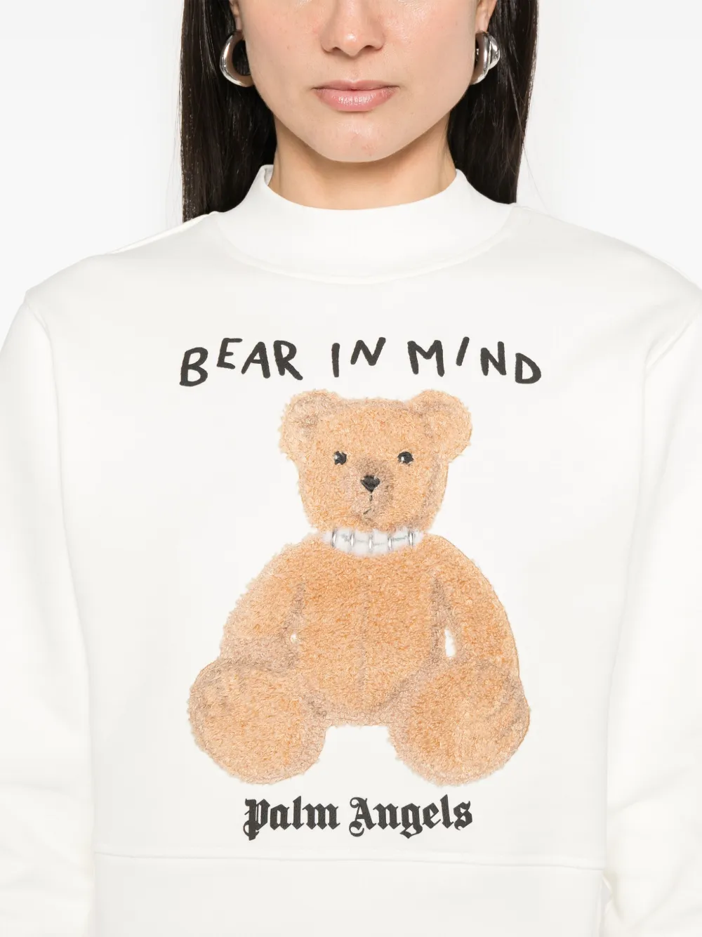 Palm Angels Sweater met print Wit