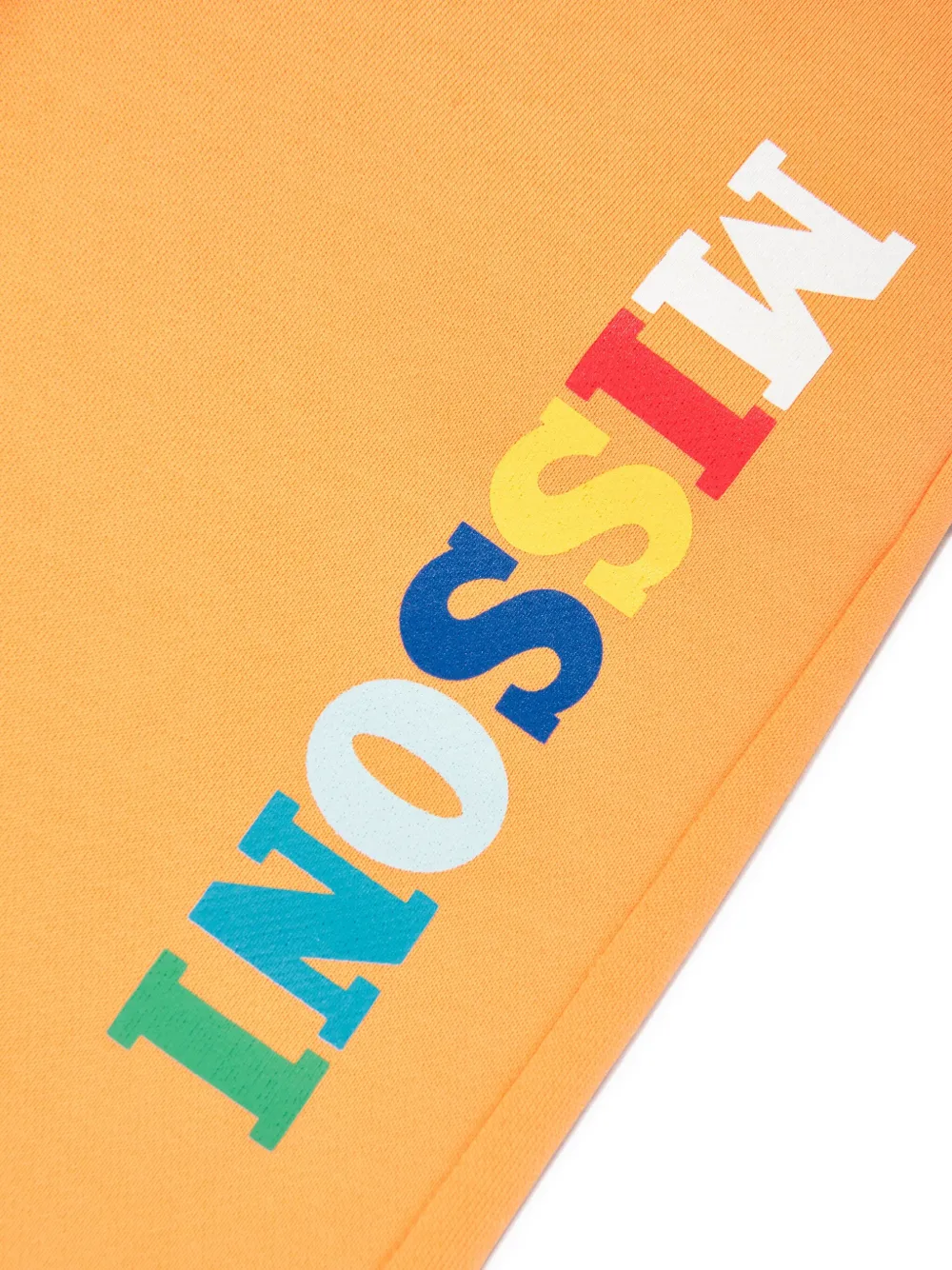 Missoni Kids Shorts met logoprint Oranje