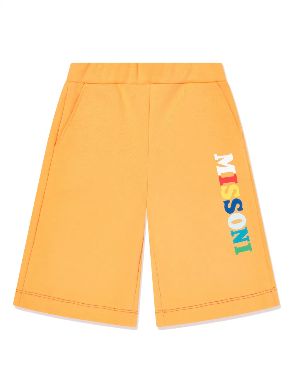 Missoni Kids Shorts met logoprint Oranje