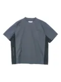 sacai pocket panelled jersey T-shirt - Grey
