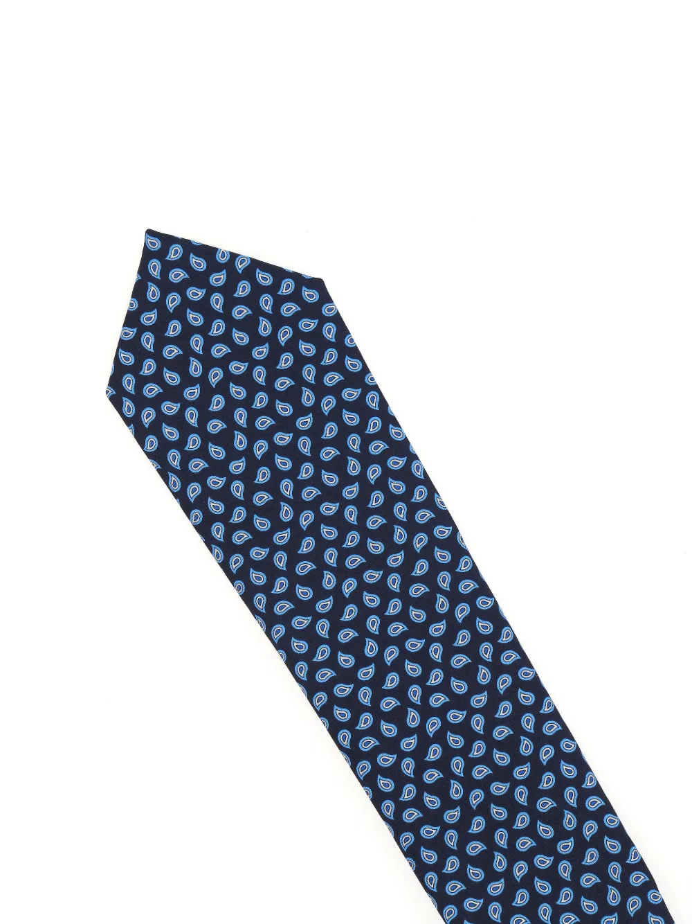 Zegna Zijden stropdas met jacquard-patroon Blauw