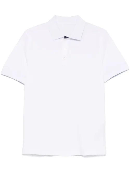 Fay polo en piqué - Blanc - Fay - Modalova