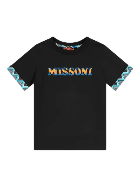 Missoni Kids zigzag-print T-shirt 