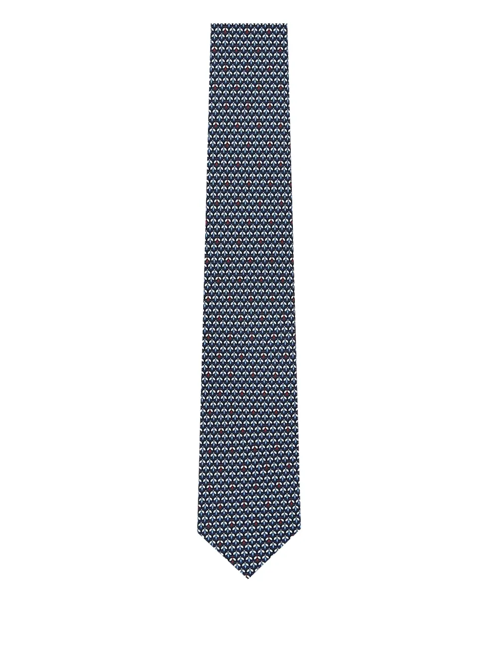 Zegna Patterned-jacquard Silk Tie
