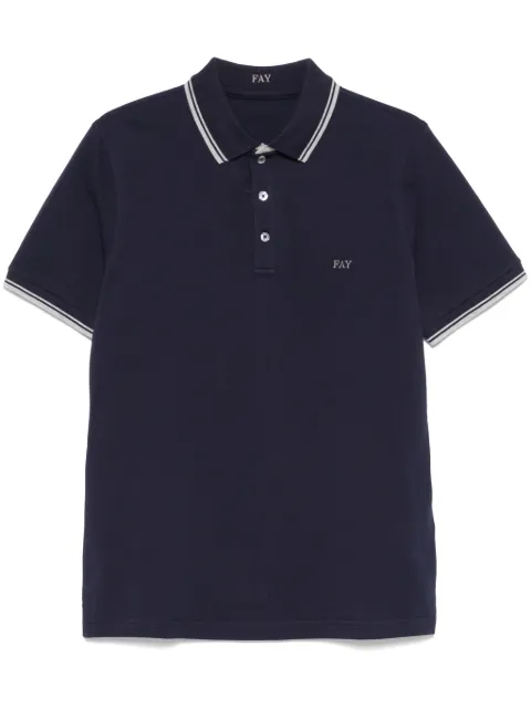 Fay piqué polo shirt 